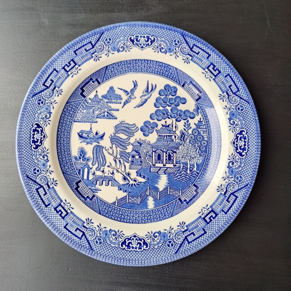 1 | 10 inch dinner plate | Blue Willow | Churchill | made in England 🇬🇧 - Picture 13 of 13